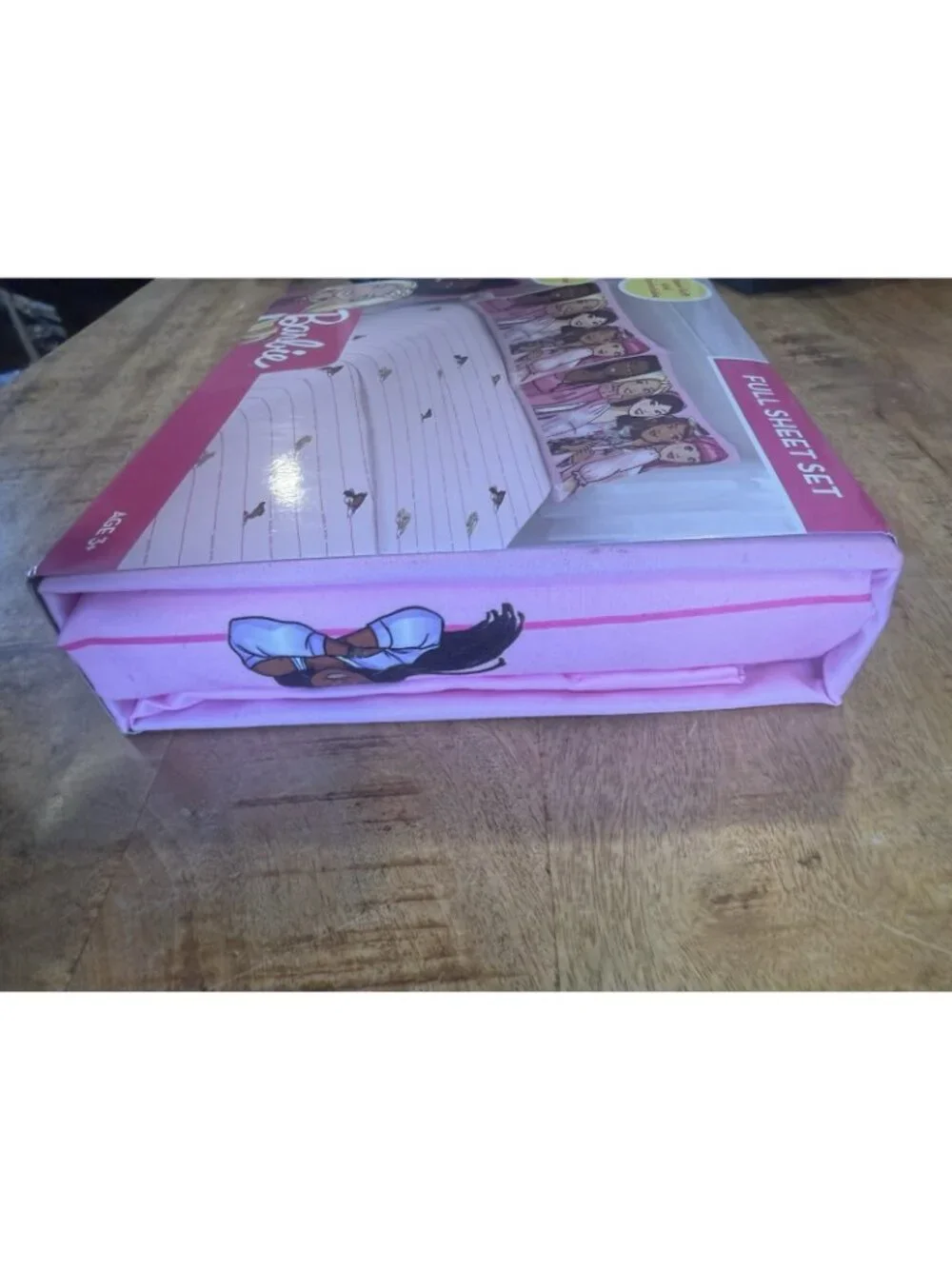Barbie Full Sheet Set Kids Pink Microfiber Super Soft Bedding Characters Girls